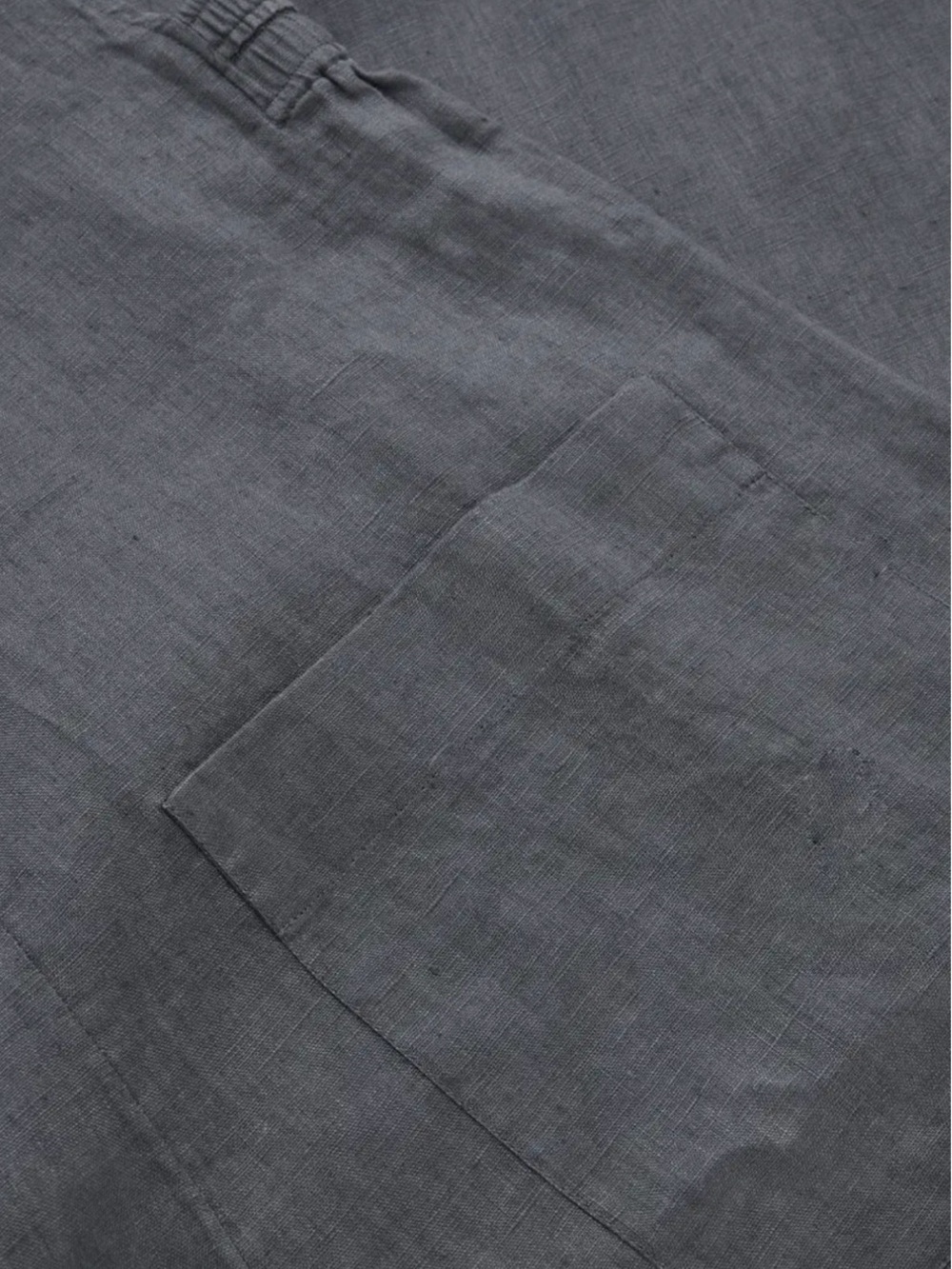 COS Sleeveless Wide-Leg Linen Jumpsuit in Dark Gray, S - Picture 7 of 16